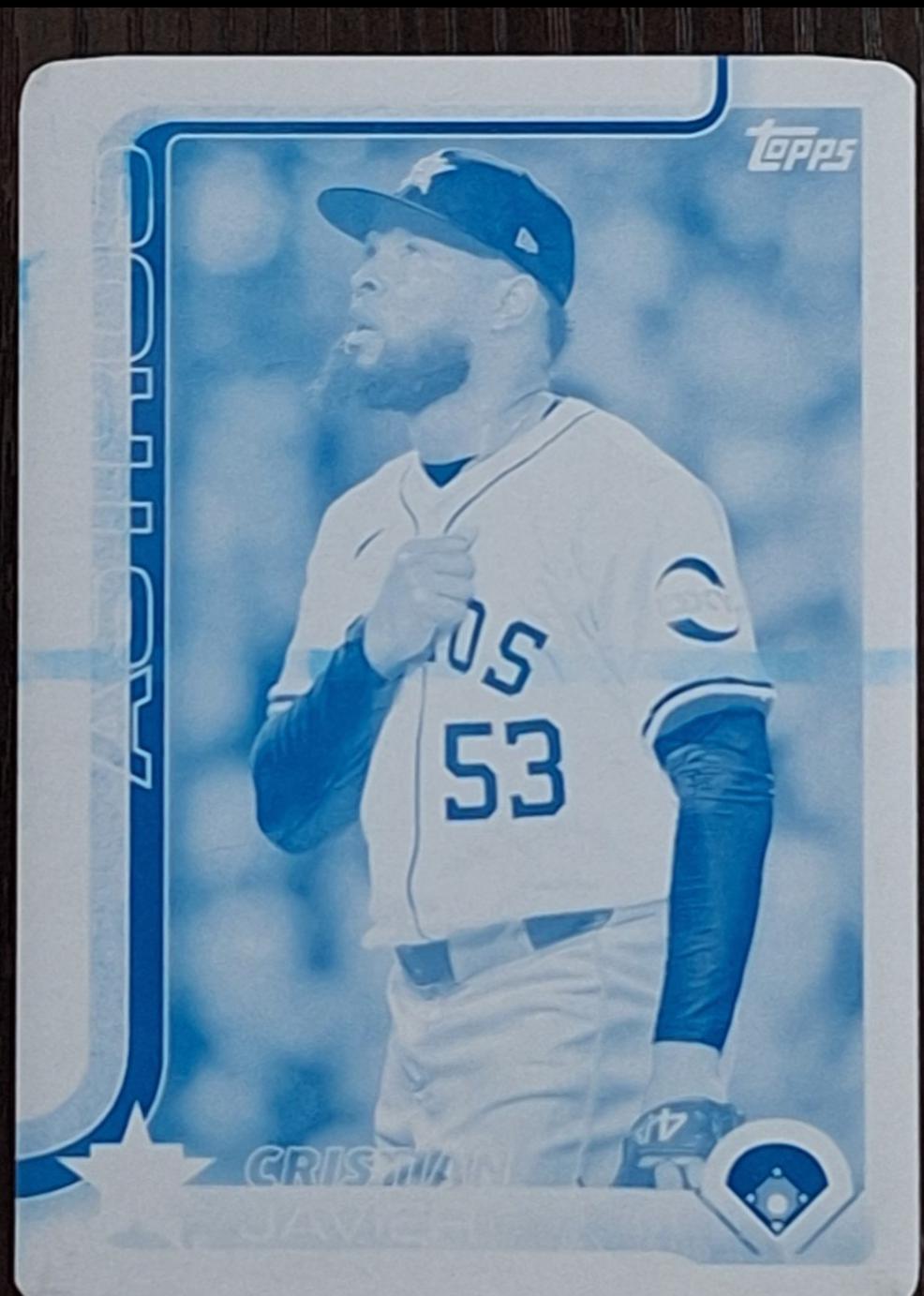 Cristian Javier [Printing Plate] #509