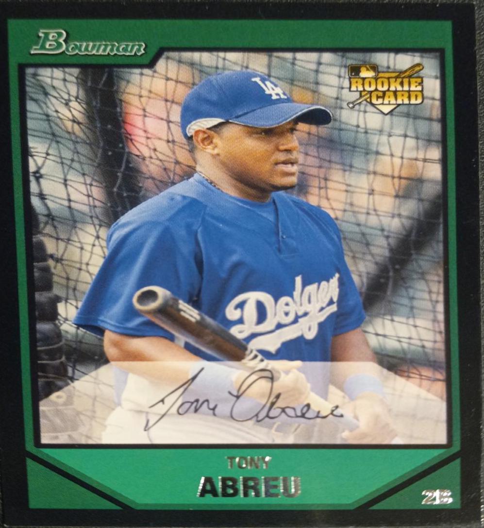 Tony Abreu #BDP39 Baseball Cards 2007 Bowman Draft Picks & Prospects