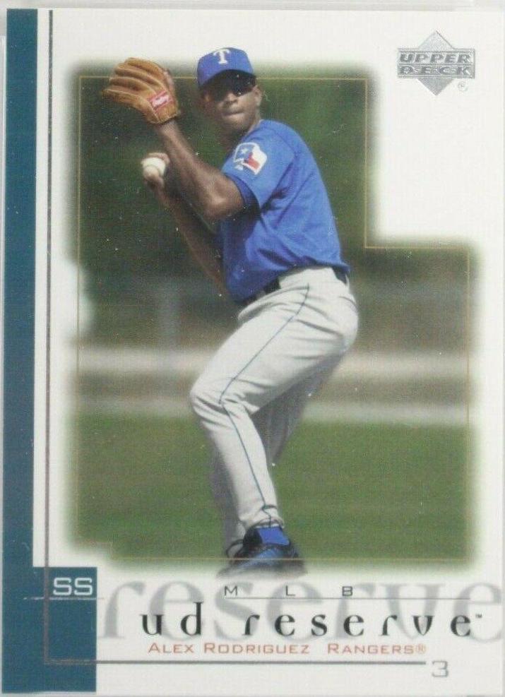 Alex Rodriguez #44 Baseball Cards 2001 Upper Deck Reserve