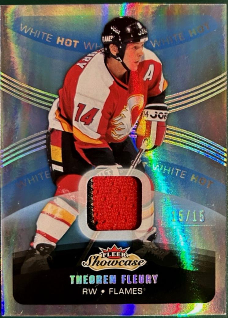 Theoren Fleury #95 2015 Fleer Showcase Hockey