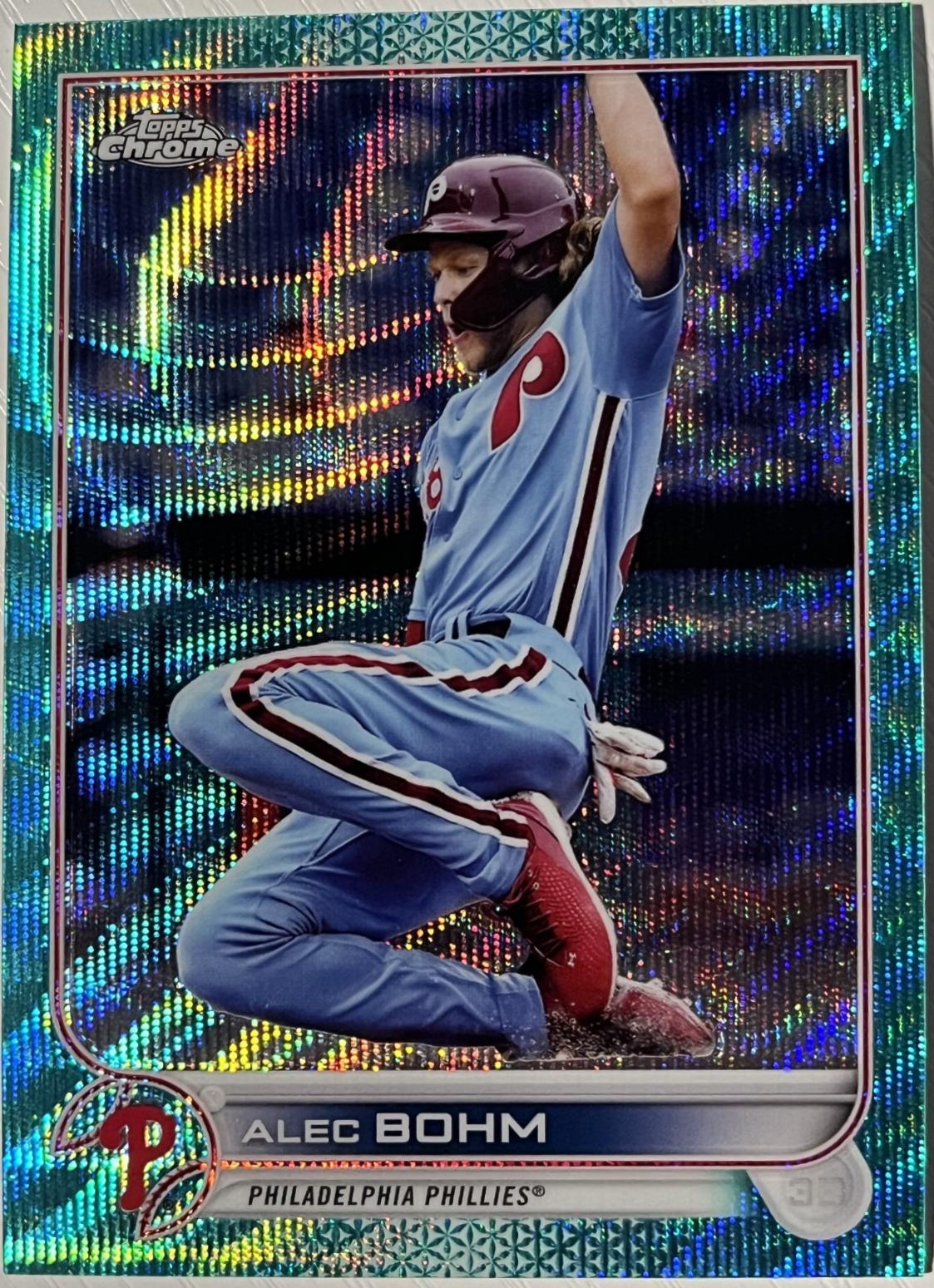 Alec Bohm [Aqua Wave Refractor] #89