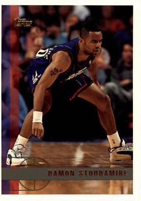 Damon Stoudamire #7 Basketball Cards 1997 Topps