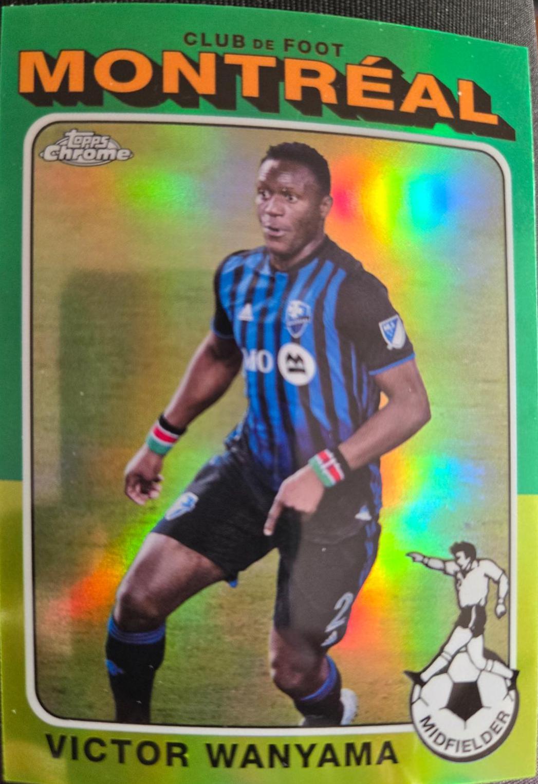Victor Wanyama #TF75-17 Soccer Cards 2021 Topps Chrome MLS 1975-76 Footballers