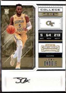 Josh Okogie #123 2018 Panini Contenders Draft Picks Basketball