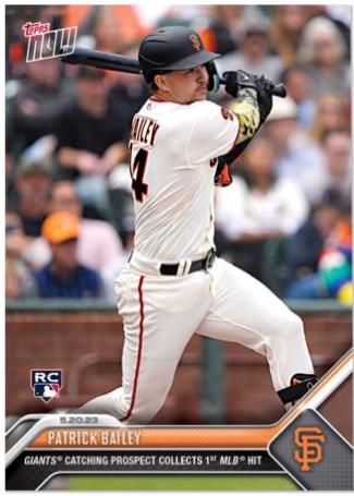 Patrick Bailey #324 2023 Topps Now Baseball