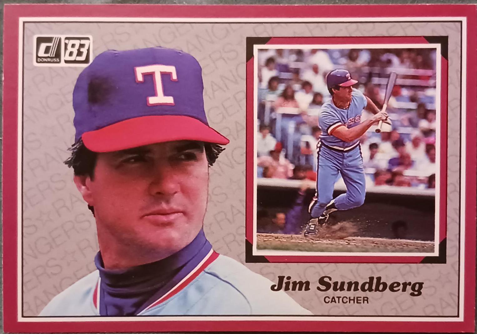 Jim Sundberg #26 Baseball Cards 1983 Donruss Action All Stars