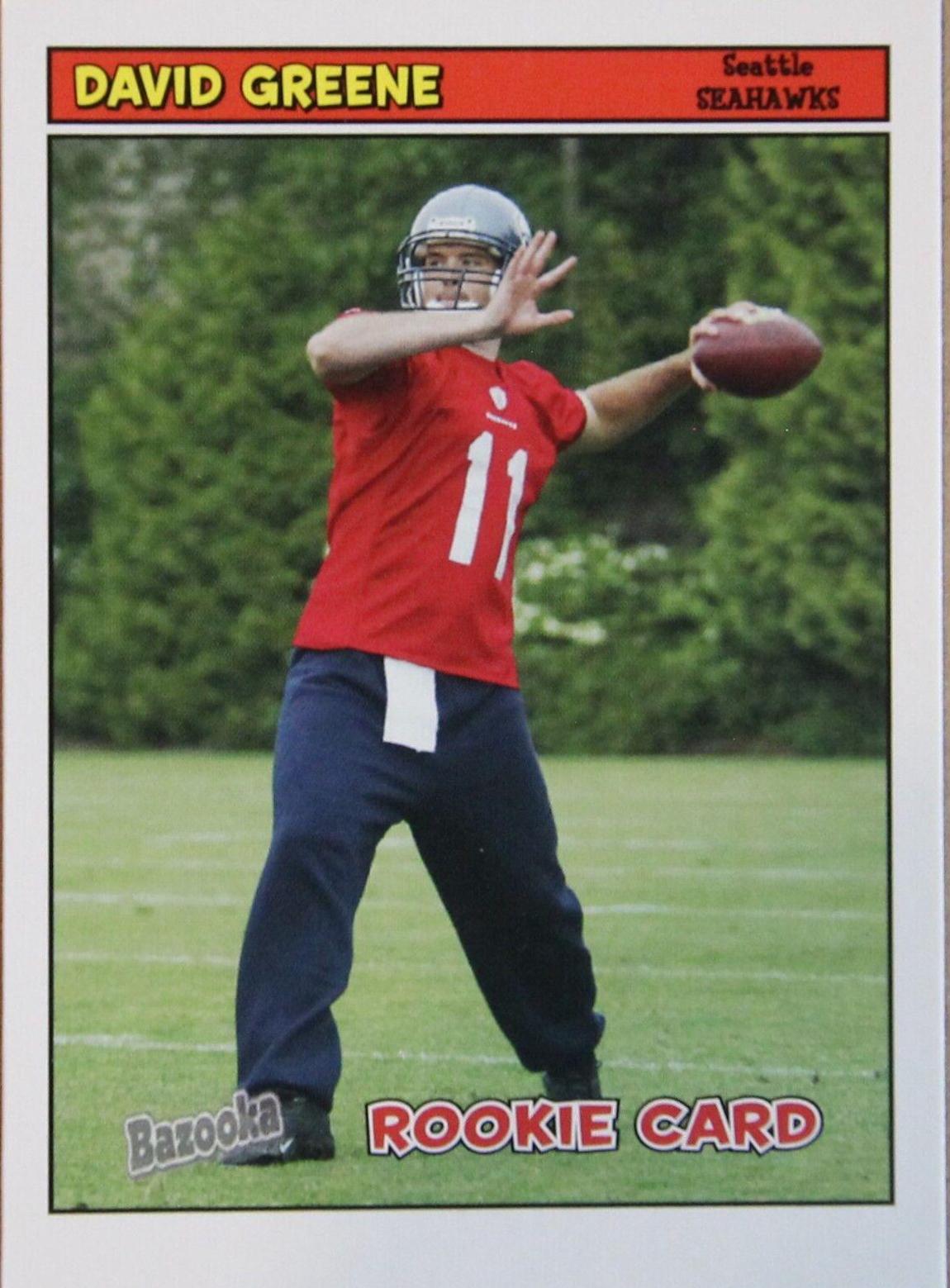 David Greene #178 2005 Bazooka Football