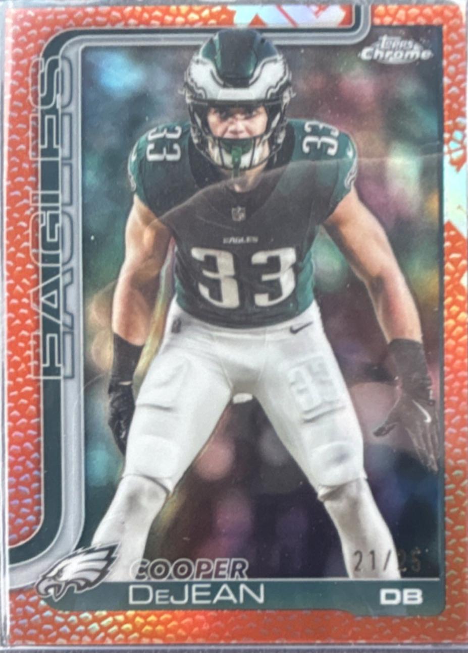 Cooper DeJean [Football Leather Orange] #252