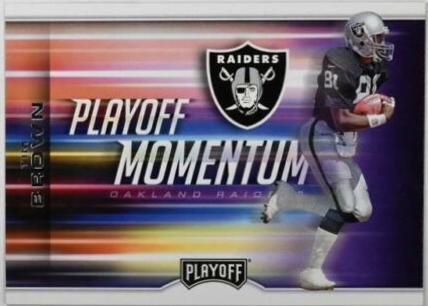 Tim Brown #15 Football Cards 2017 Panini Playoff Momentum