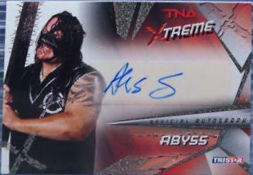 Abyss #X44 Wrestling Cards 2010 TriStar TNA Xtreme Autographs