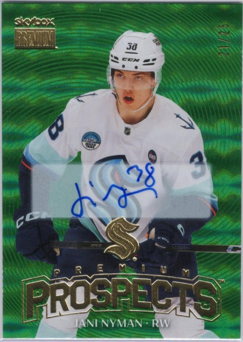 Jani Nyman #PP-19 2025 Skybox Metal Universe Premium Prospects Autograph Hockey