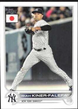 Isiah Kiner Falefa #9 Baseball Cards 2022 Topps Japan Edition
