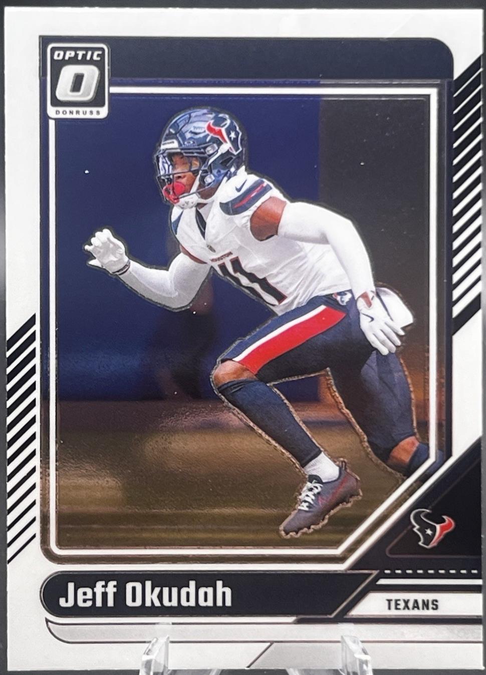 Jeff Okudah #81 Football Cards 2024 Panini Donruss Optic