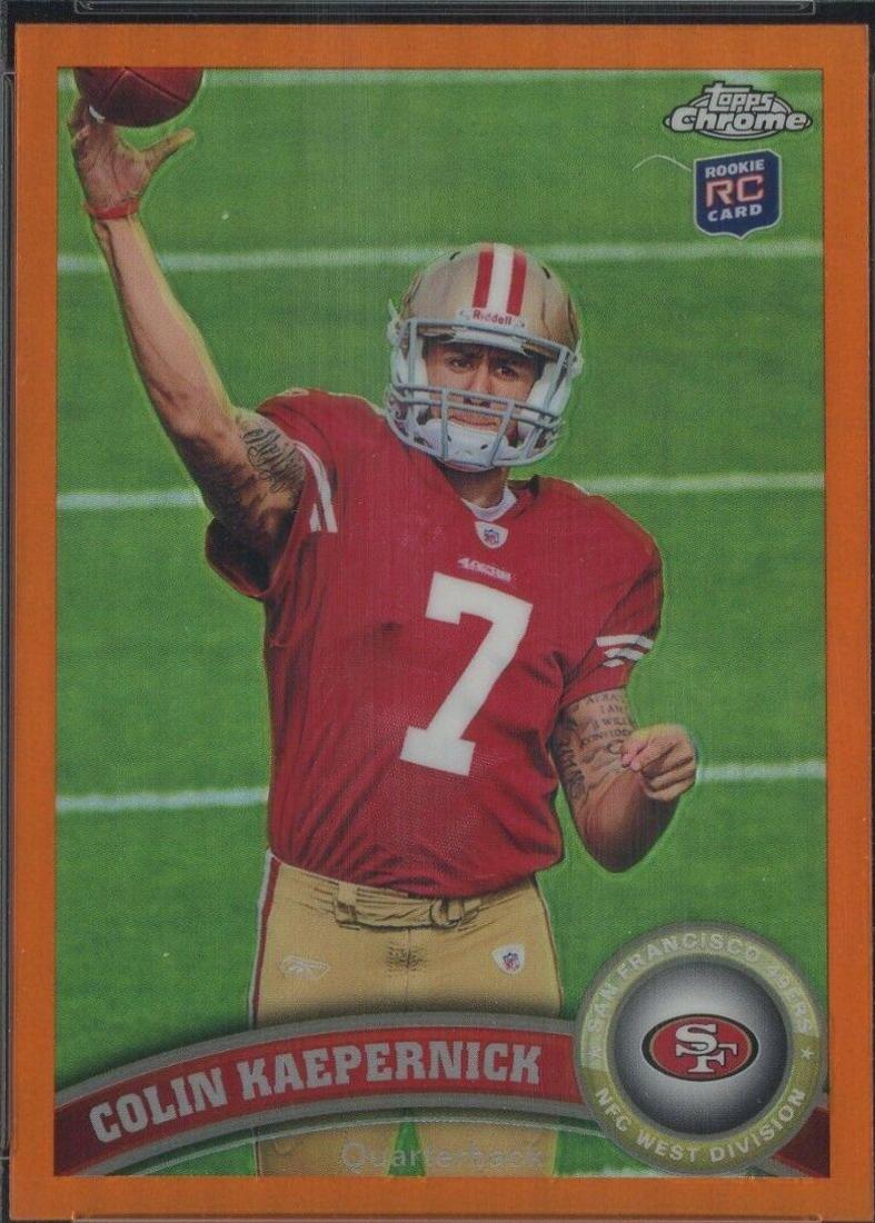 Colin Kaepernick [Passing Orange Refractor] #25