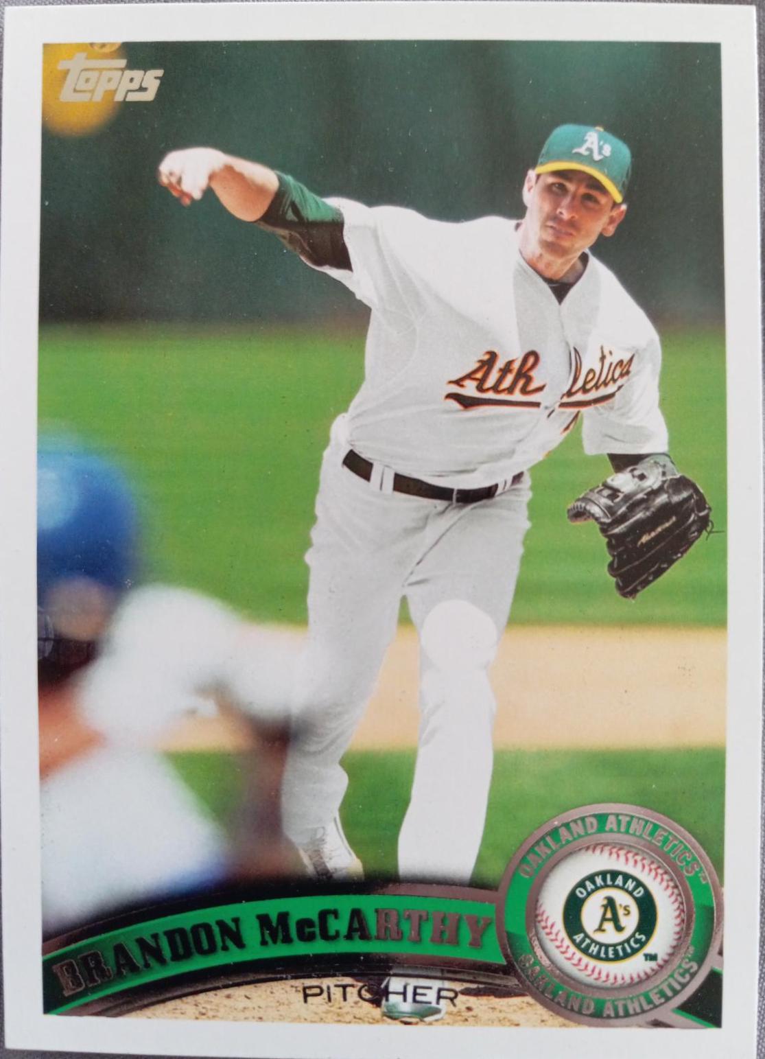 Brandon McCarthy #US107 Baseball Cards 2011 Topps Update