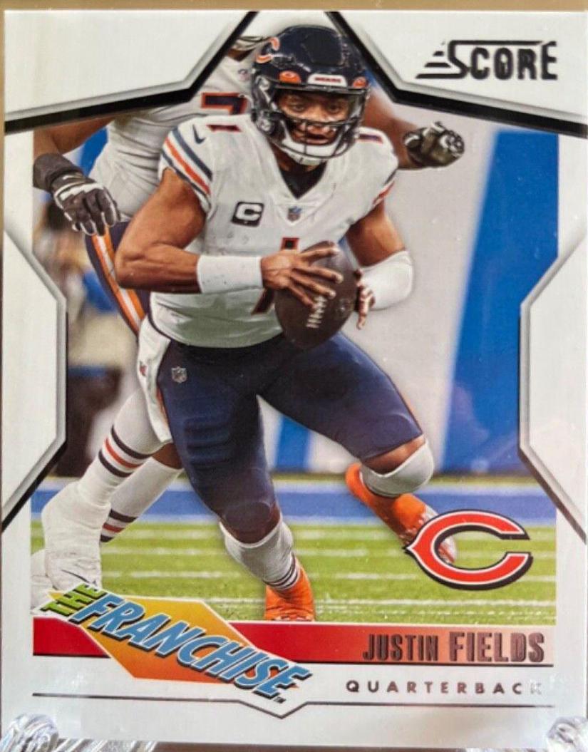 Justin Fields #6 Football Cards 2023 Panini Score The Franchise