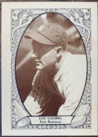 Lou Gehrig #2 Baseball Cards 1979 TCMA 1927 New York Yankees
