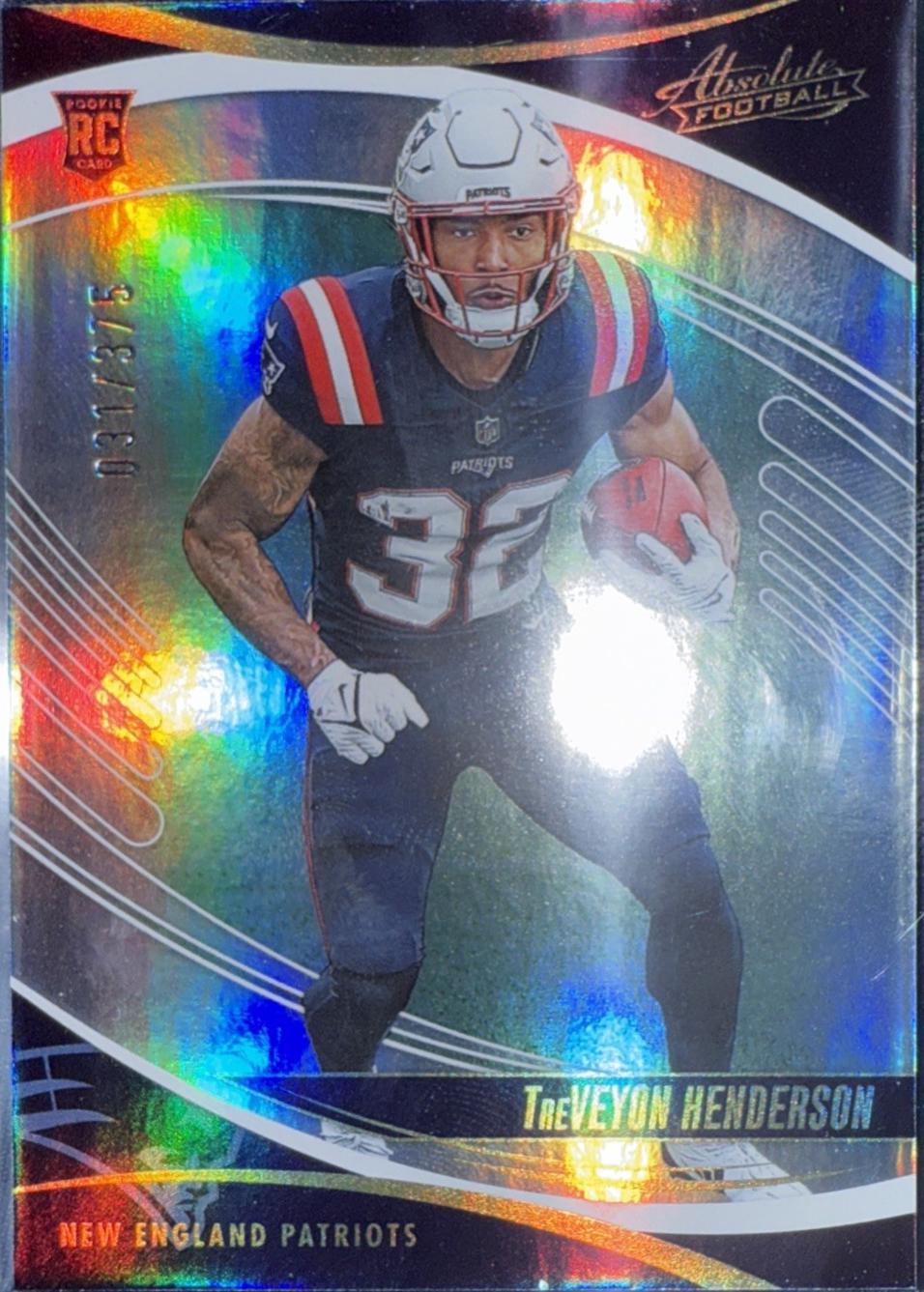 TreVeyon Henderson [Spectrum] #188 Prices | 2025 Panini Absolute ...
