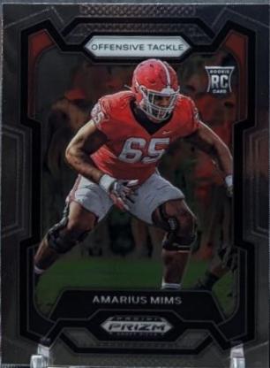 Amarius Mims #126 Football Cards 2024 Panini Prizm Draft Picks