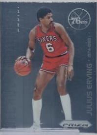 Julius Erving #8 Basketball Cards 2023 Panini Prizm Deca Decade Dominance