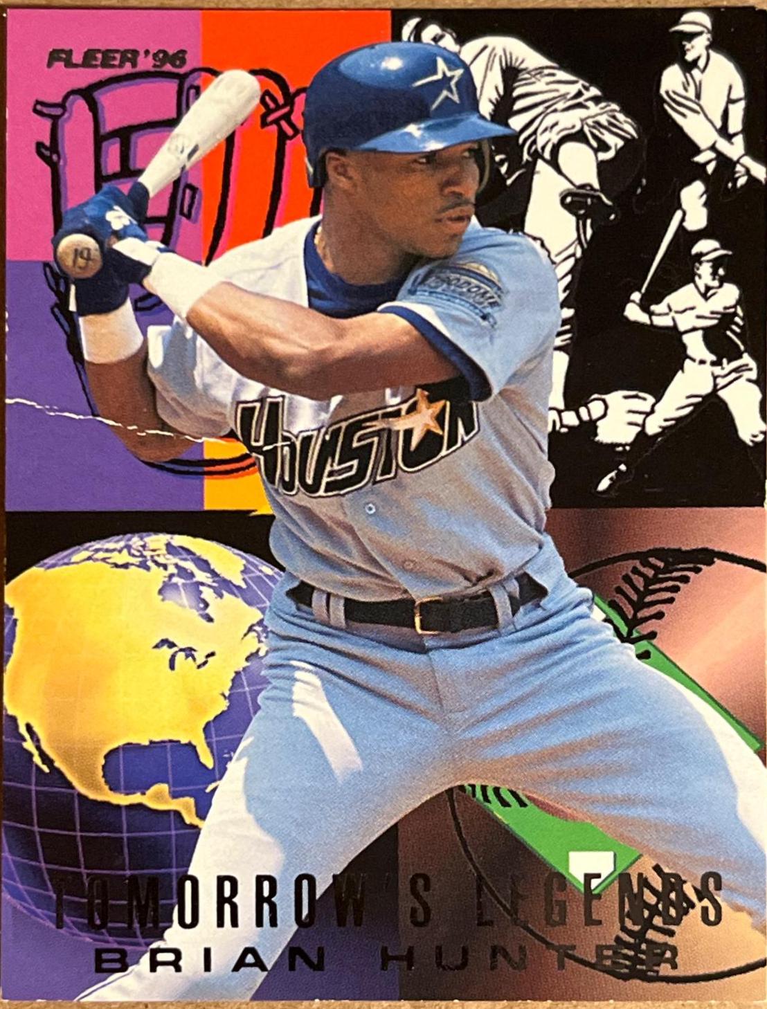 Brian Hunter #3 Baseball Cards 1996 Fleer Tomorrow's Legends