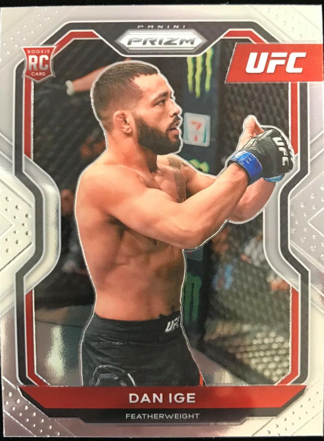 Dan Ige #70 Ufc Cards 2021 Panini Prizm UFC