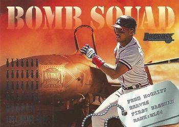 Fred McGriff / Jose Canseco #4 Baseball Cards 1995 Panini Donruss Bomb Squad