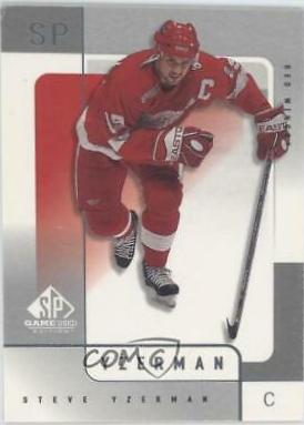 Steve Yzerman #21 Hockey Cards 2000 SP Game Used