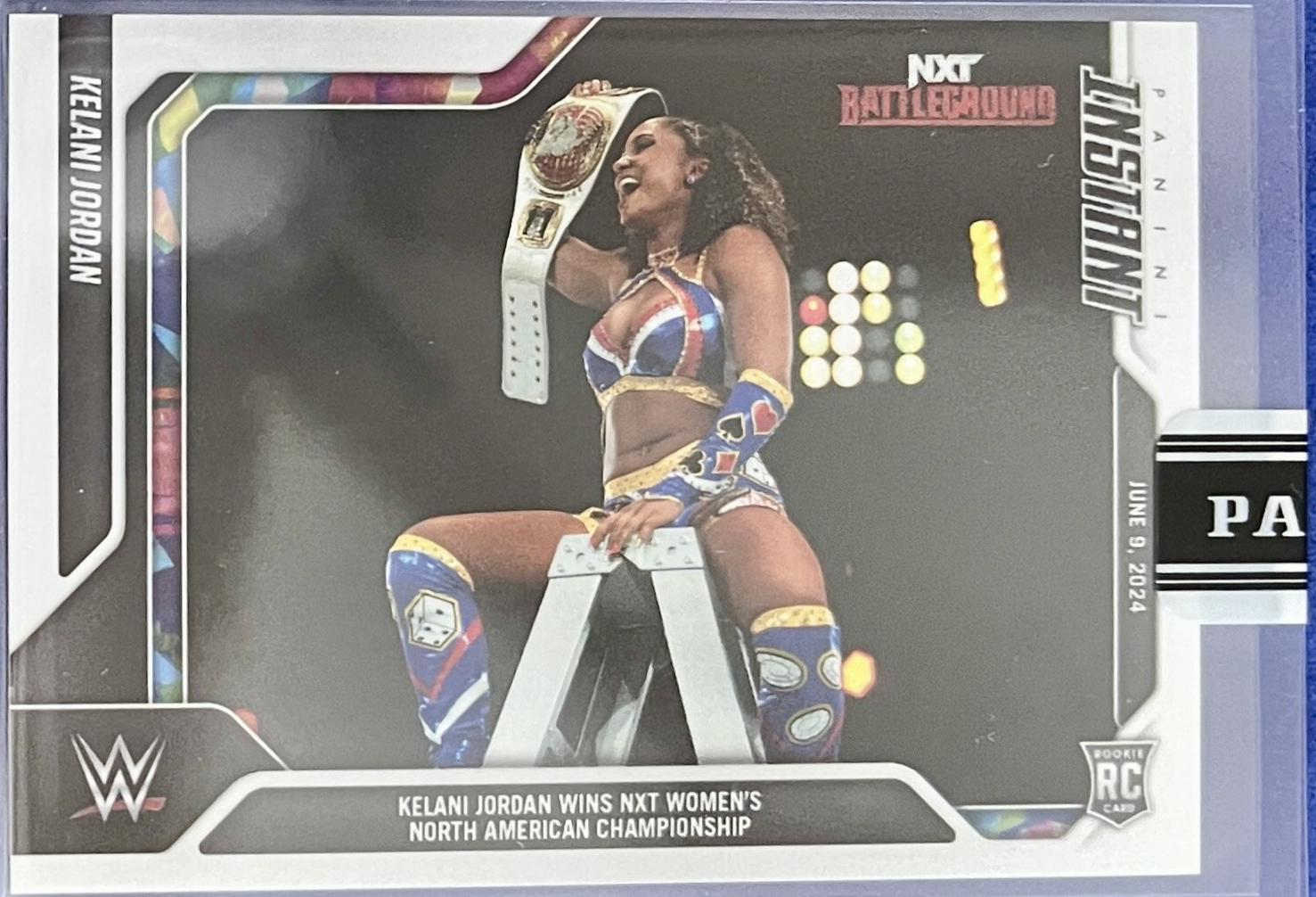 Kelani Jordan #32 Wrestling Cards 2024 Panini Instant WWE