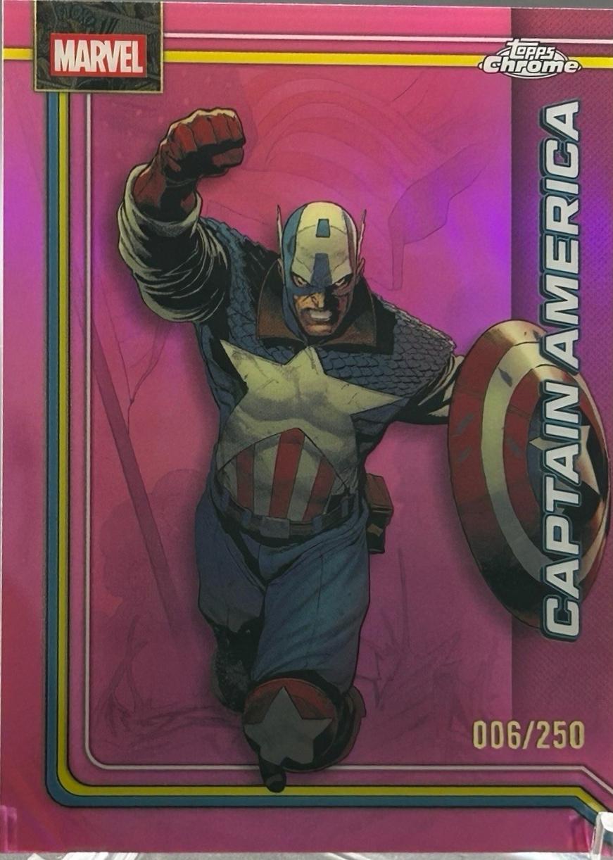 Captain America Pink Refractor