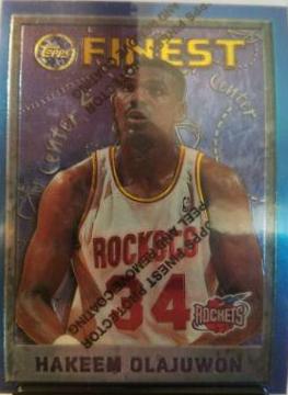 Hakeem Olajuwon #1 Basketball Cards 1995 Finest