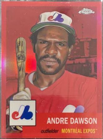 Andre Dawson [Red Lava Refractor] #58