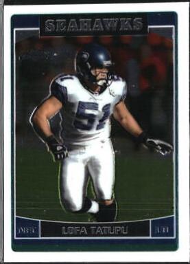 Lofa Tatupu #7 Football Cards 2006 Topps Chrome