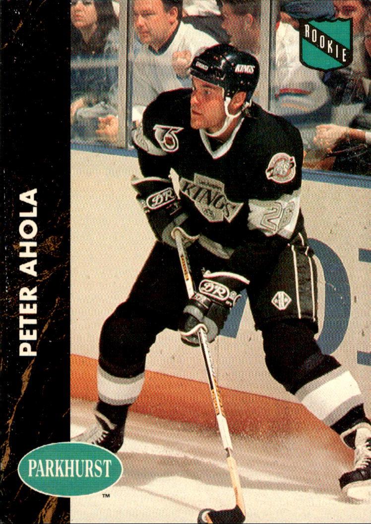 Peter Ahola #65 Hockey Cards 1991 Parkhurst