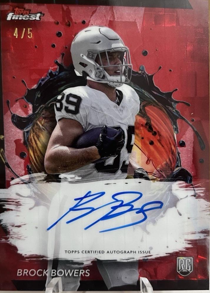 Brock Bowers [Red Refractor] #RFA-BB