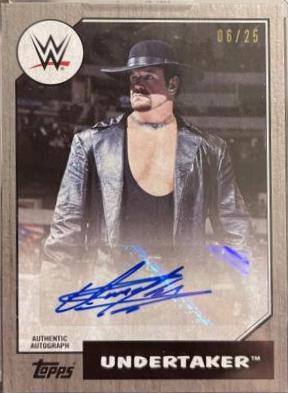 Undertaker Wrestling Cards 2017 Topps WWE Heritage Autographs