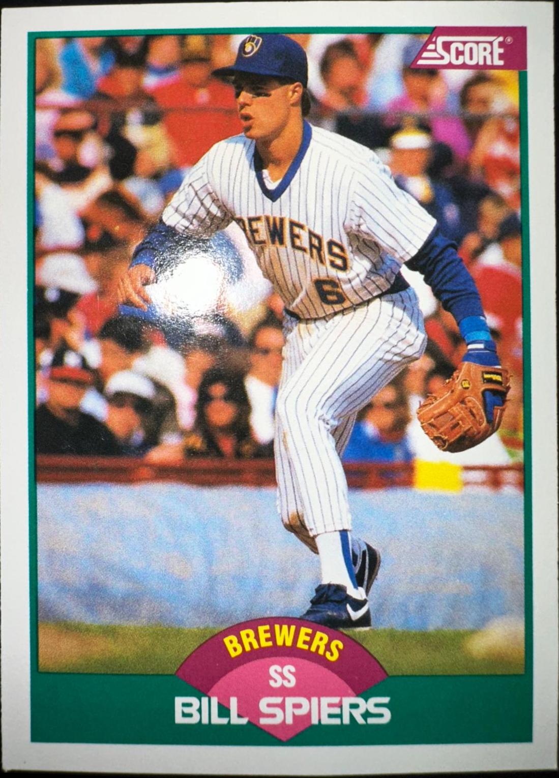 Bill Spiers #82T 1989 Score Traded Baseball