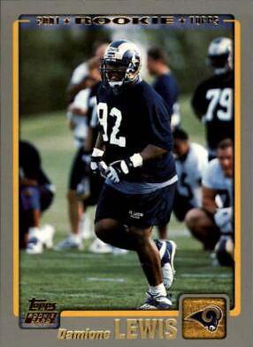 Damione Lewis #365 Football Cards 2001 Topps