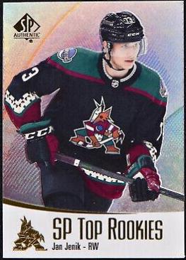 Jan Jenik #TR-42 2021-22 SP Authentic Hockey Top Rookies