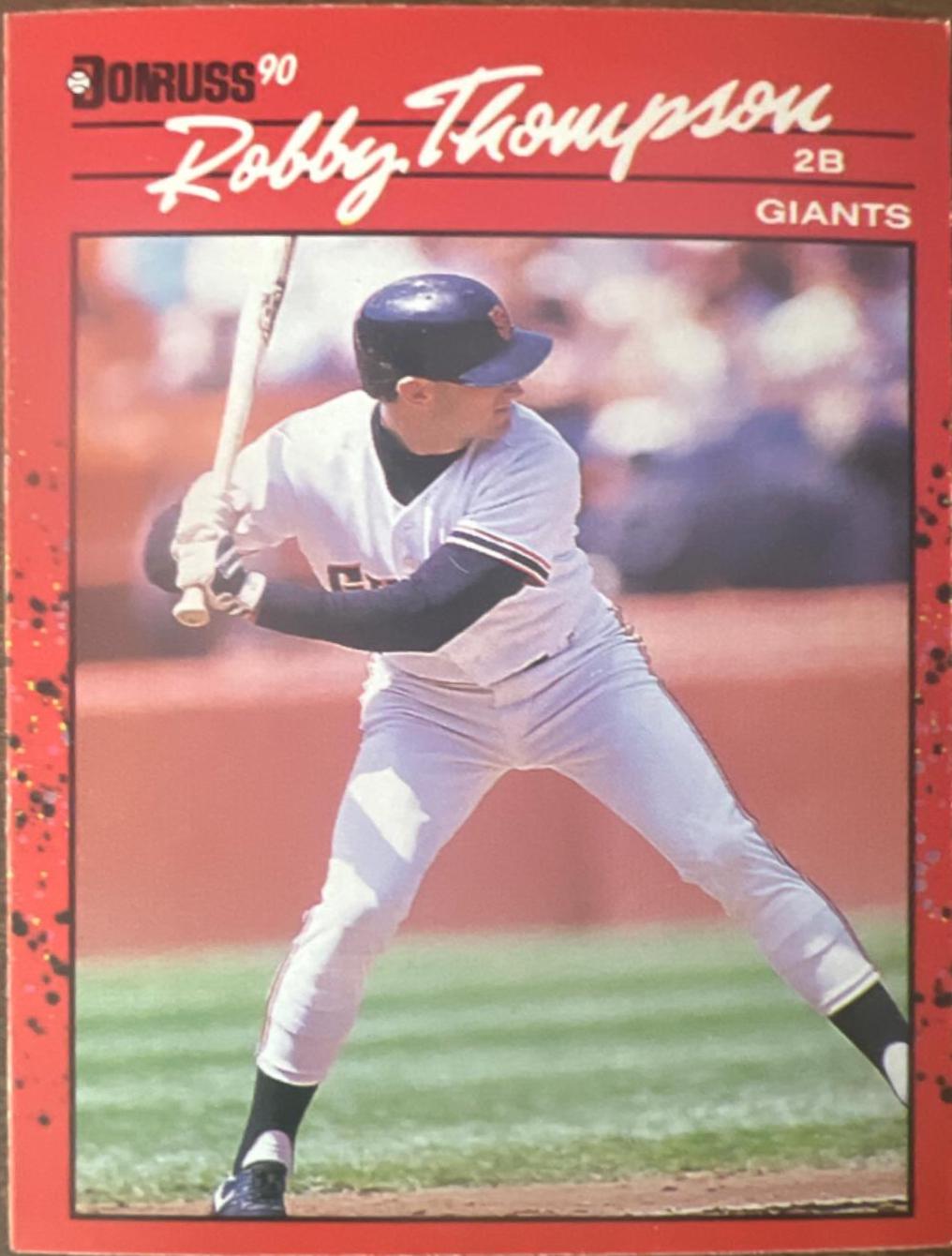 Robby Thompson #140 Baseball Cards 1990 Donruss