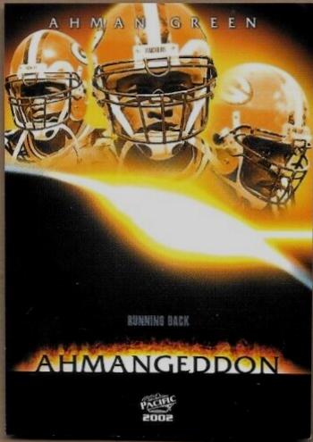 Ahman Green #6 Football Cards 2002 Pacific Feature Attractions