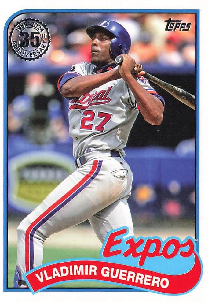 Vladimir Guerrero #89B-68 Baseball Cards 2024 Topps 1989