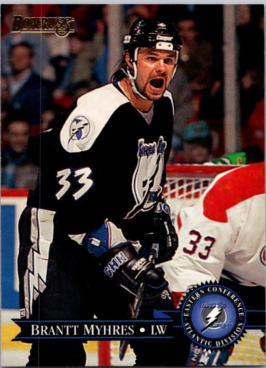 Brantt Myhres #45 Hockey Cards 1995 Donruss