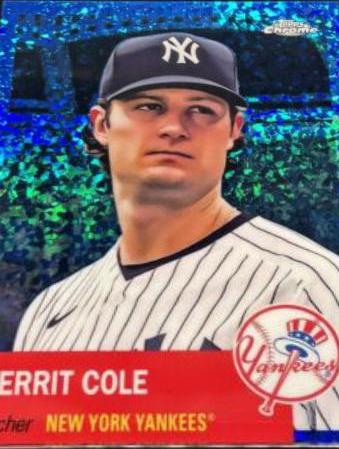 Gerrit Cole [Blue Mini-Diamond Refractor] #404