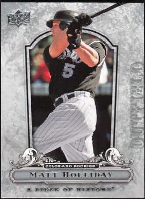 Matt Holliday #29 Baseball Cards 2008 Upper Deck Piece of History