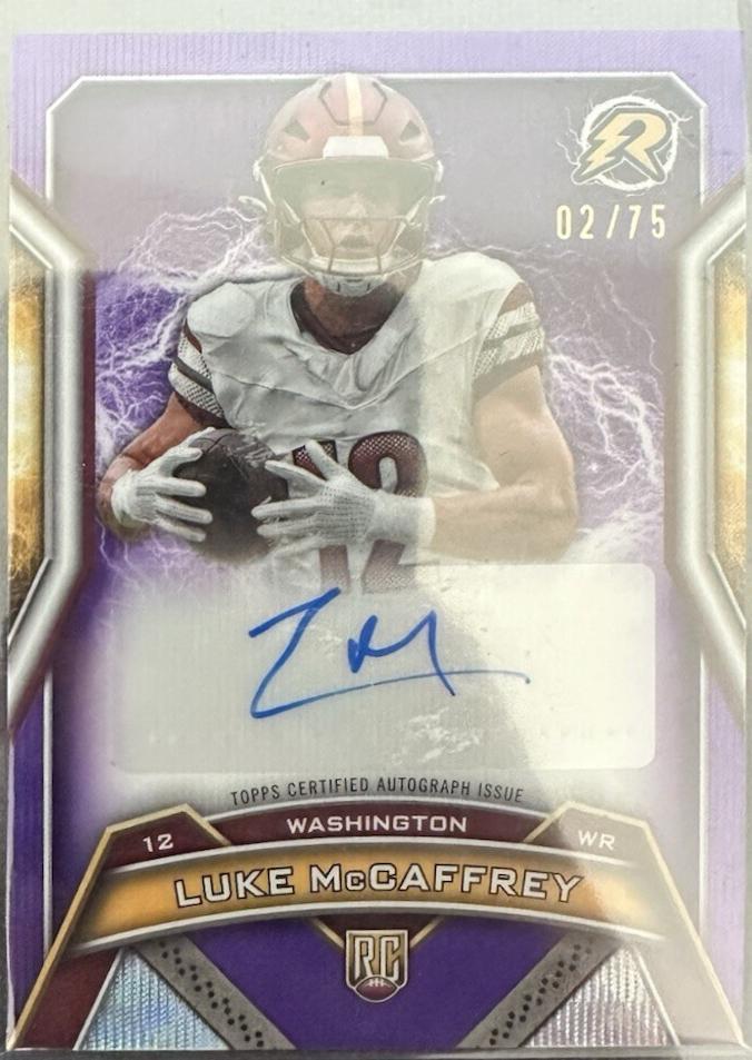 Luke McCaffrey [Purple Surge] #RRS-LMC