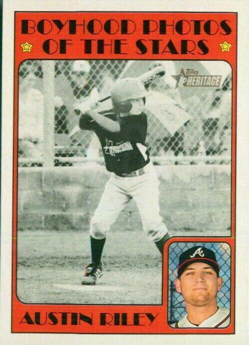Austin Riley #150 Baseball Cards 2021 Topps Heritage
