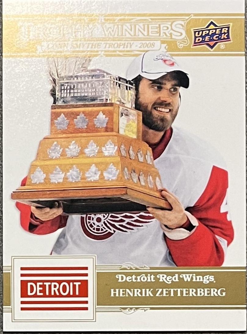 Henrik Zetterberg #159 2025 Upper Deck Detroit Red Wings Centennial Hockey