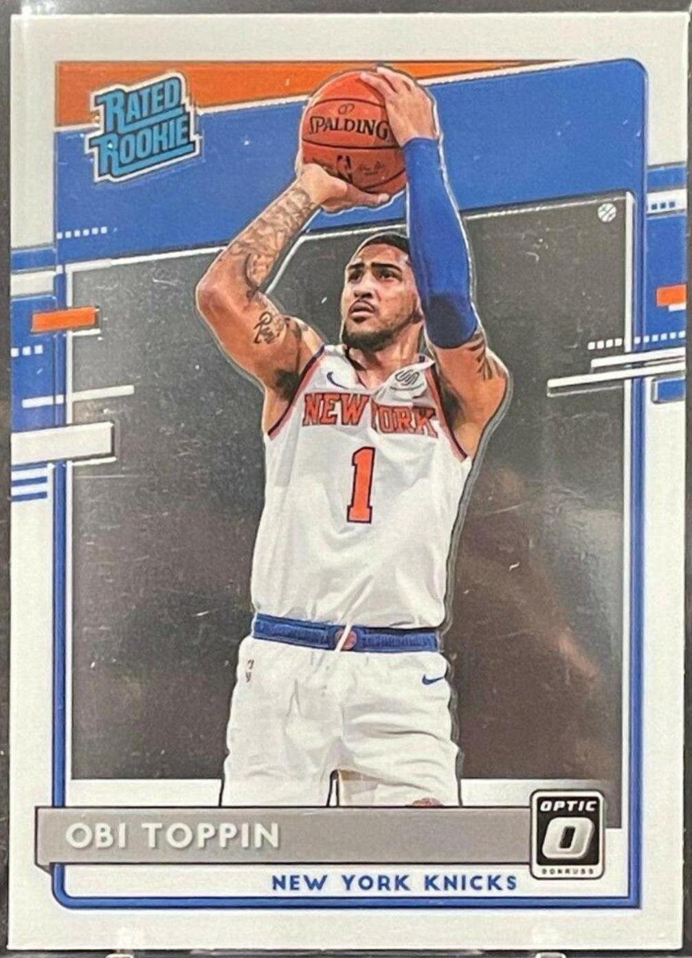 Obi Toppin #158 Basketball Cards 2020 Panini Donruss Optic