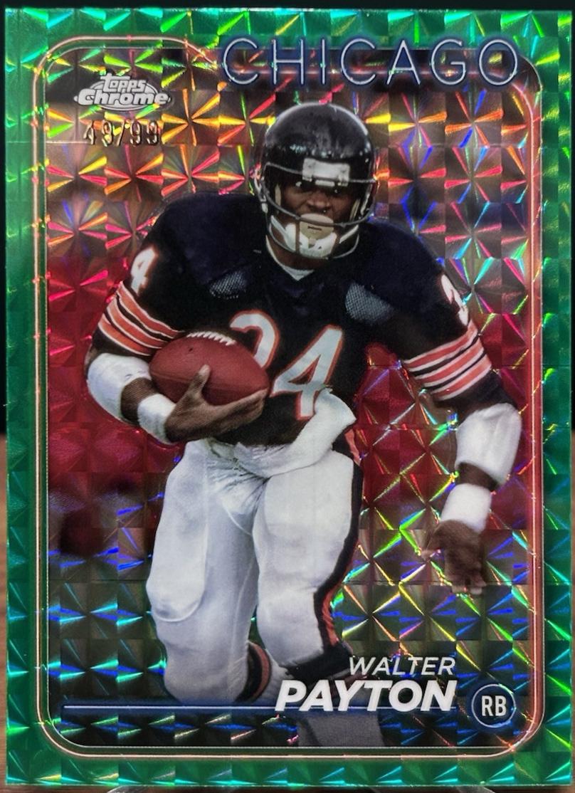 2024 Walter Payton [Green Refractor] #23